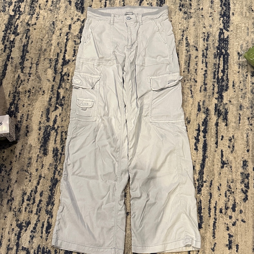 AE Light Gray Cargo Pants